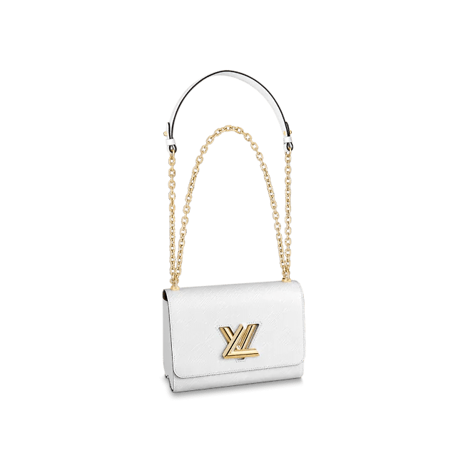Louis Vuitton Twist MM Bag in White