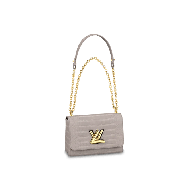 Louis Vuitton Twist MM Bag in Matte Brown