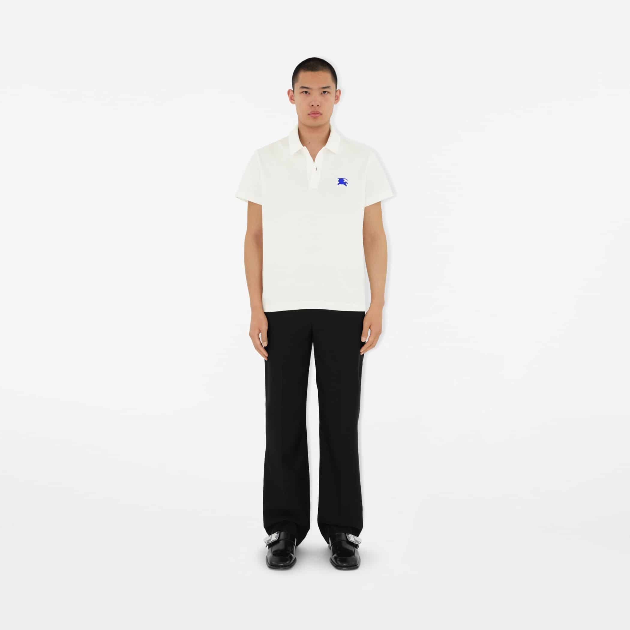 Cotton Polo ShirtPrice undefined Colour: Salt