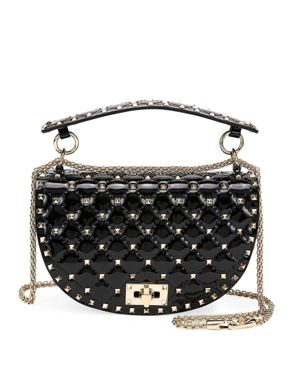 Valentino Garavani Rockstud Spike Saddle Bag