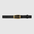 Gucci Lizard Belt with Interlocking G Horsebit Buckle
