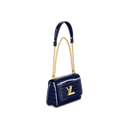 Louis Vuitton Twist MM Bag in Saphir Blue