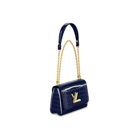 Louis Vuitton Twist MM Bag in Saphir Blue