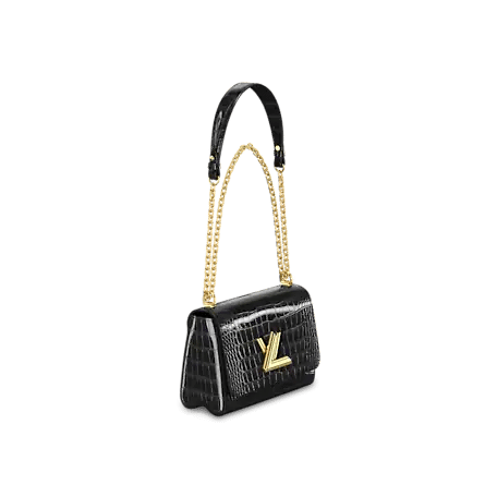 Louis Vuitton Twist MM Bag in Black