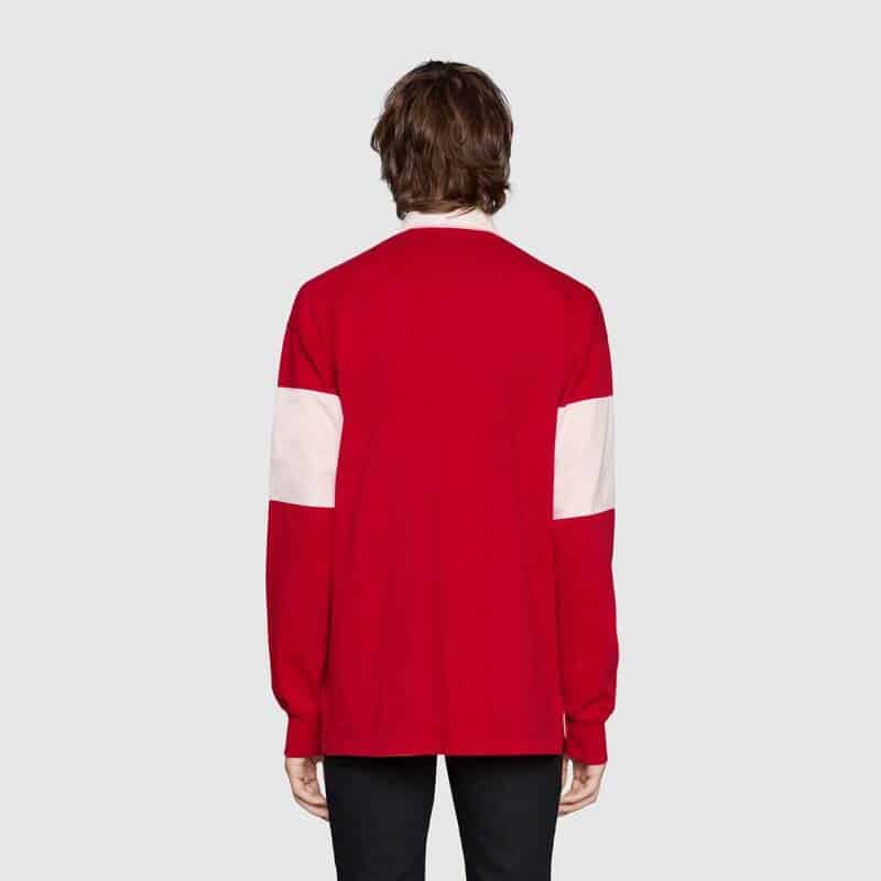 Gucci Oversize Cotton Polo with logo T Shirt