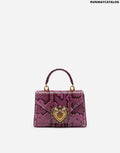 DOLCE&amp;GABBANA SMALL DEVOTION BAG IN PYTHON