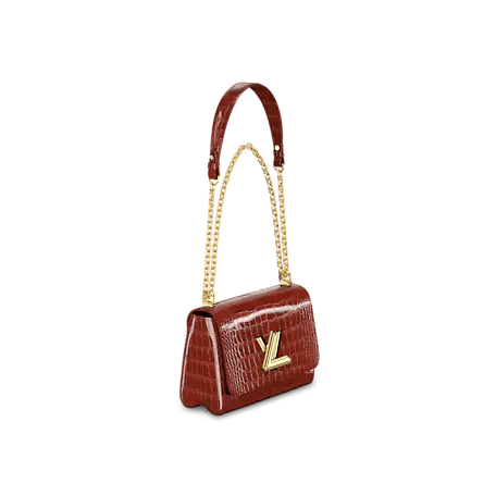 Louis Vuitton Twist MM Bag in Fauve Brown