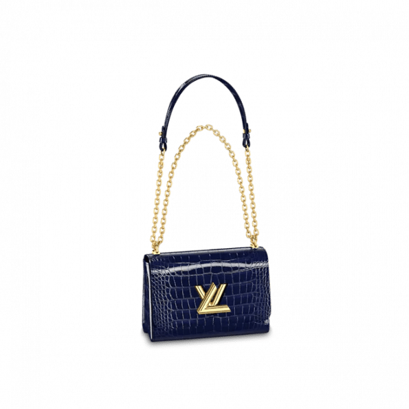 Louis Vuitton Twist MM Bag in Saphir Blue