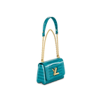 Louis Vuitton Twist MM Bag in Canard Blue Canard Blue