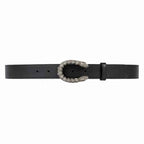 Gucci Leather belt with crystal Dionysus buckle