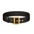 Christian Dior quake Women Belt Black Smooth Calfskin, 55 MM