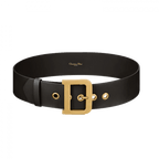 Christian Dior quake Women Belt Black Smooth Calfskin, 55 MM