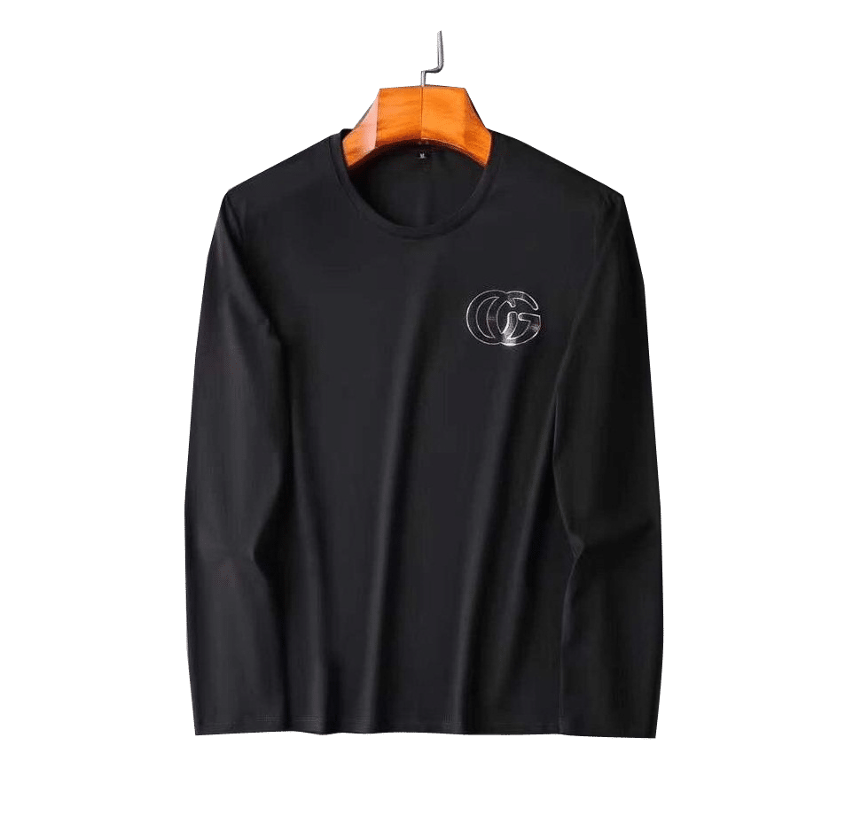 Gucci Logo Print Long Sleeve T Shirt