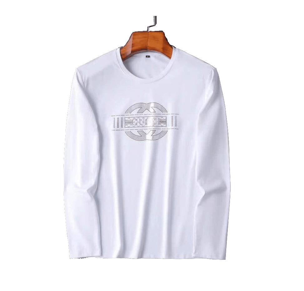Gucci Logo Print Long Sleeve T Shirt