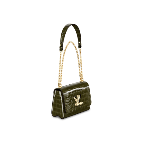 Louis Vuitton Twist MM Bag in Khaki