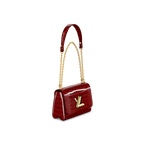 Louis Vuitton Twist MM Bag in Rouge Carmin Red