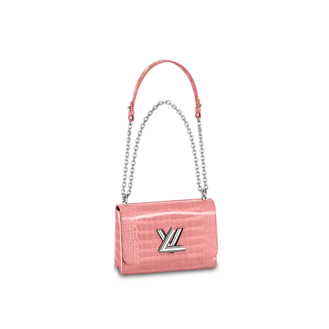 Louis Vuitton Twist MM Bag in Rose Tourmaline Pink