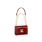 Louis Vuitton Twist MM Bag in Rouge Carmin Red