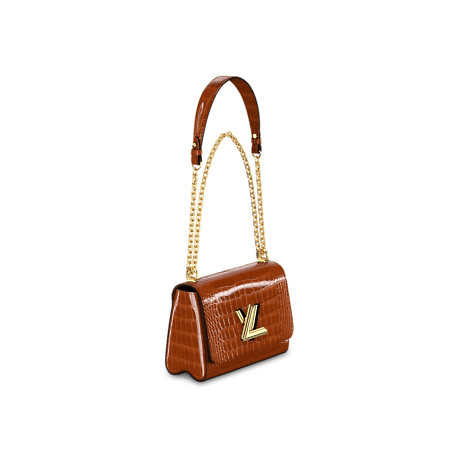 Louis Vuitton Twist MM Bag in Noisette Brown