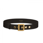 Christian Dior quake Belt Women Black Smooth Calfskin, 35 MM
