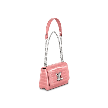 Louis Vuitton Twist MM Bag in Rose Tourmaline Pink