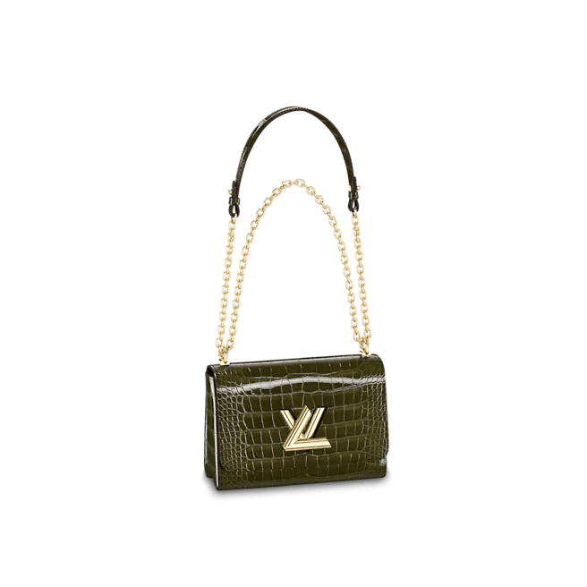 Louis Vuitton Twist MM Bag in Khaki