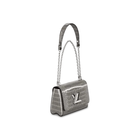 Louis Vuitton Twist MM Bag in Gris Orage Grey