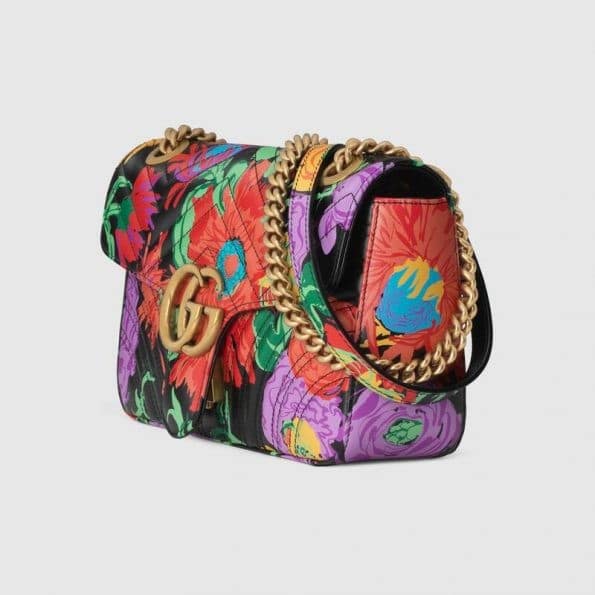 Gucci Ken Scott print GG Marmont small shoulder bag