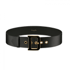 Christian Dior quake Women Belt Black Smooth Calfskin, 55 MM