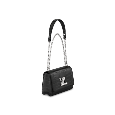 Louis Vuitton Twist MM Bag in Matte Black