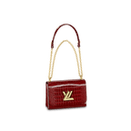 Louis Vuitton Twist MM Bag in Rouge Carmin Red