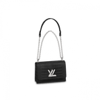 Louis Vuitton Twist MM Bag in Matte Black