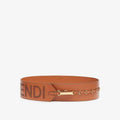 Fendi Contrast Logo Adjustable Belt