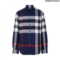 Burberry Check Cotton Flannel Shirt