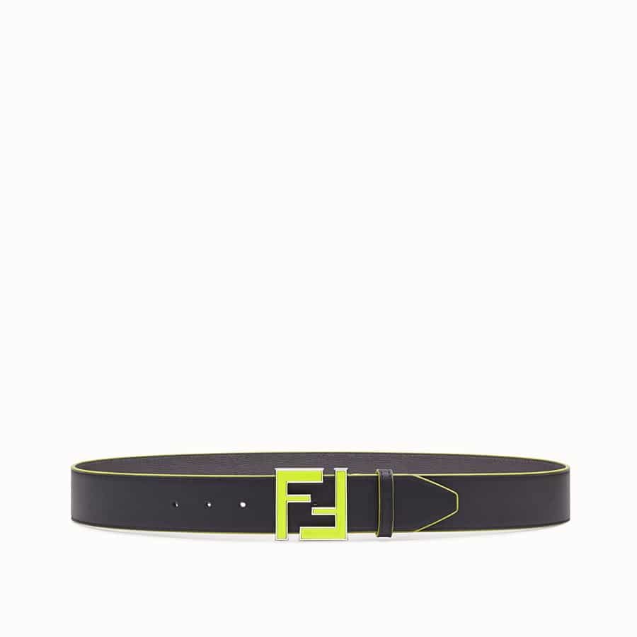 Fendi Black leather belt