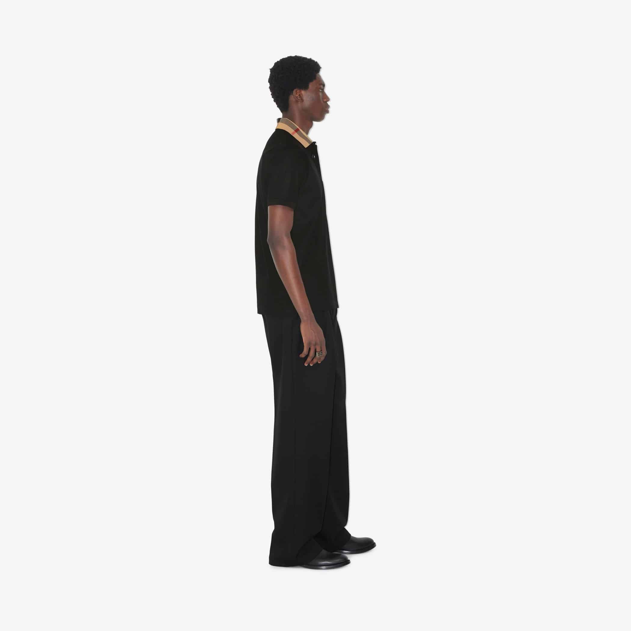 Cotton Polo ShirtPrice undefined Colour: Black