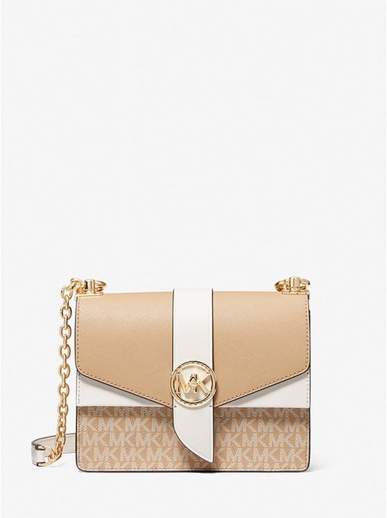 Michael Kors Greenwich Small Leather Crossbody Bag