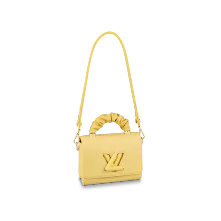 Louis Vuitton Twist MM Bag in Ginger Yellow