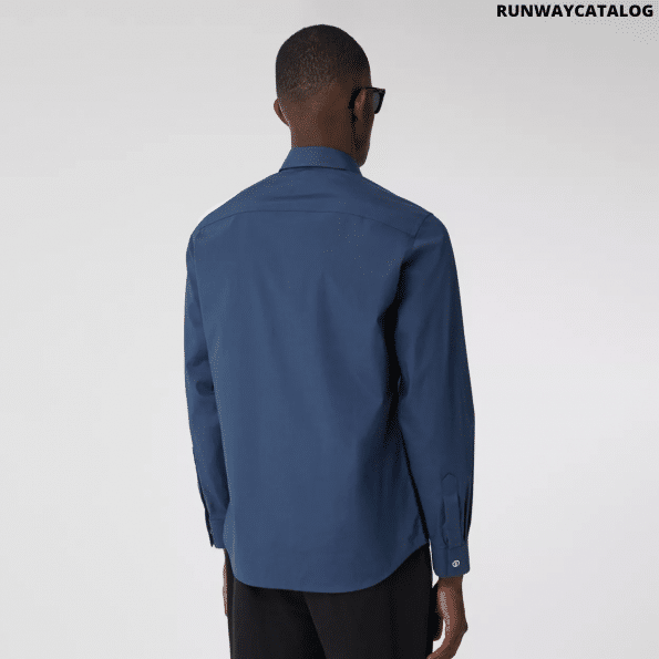 Burberry Monogram Motif Stretch Cotton Shirt