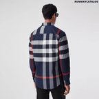 Burberry Check Cotton Flannel Shirt