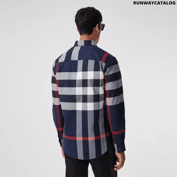 Burberry Check Cotton Flannel Shirt