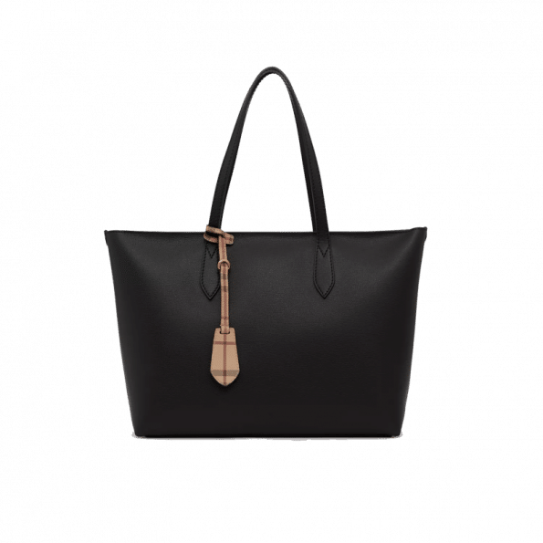 Burberry Medium Coated Leather Tote