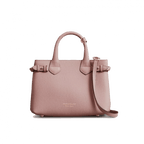 Burberry Topstitched Leather Robin Bag