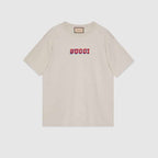 T-SHIRT WITH GUCCI PRINT