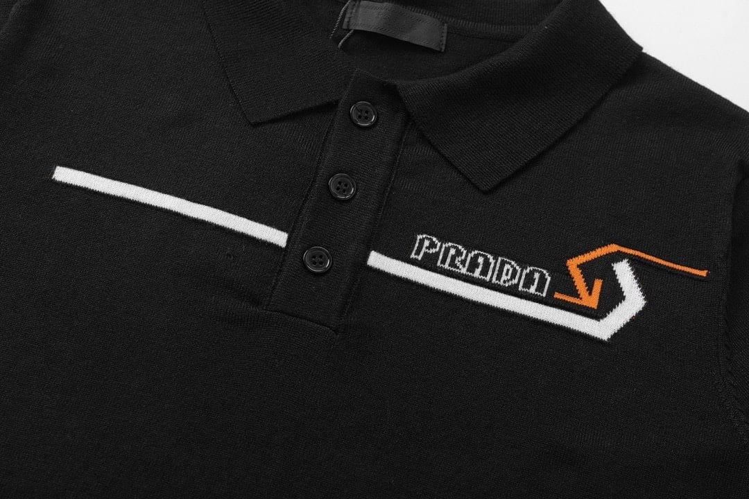 Prada Superfine wool Polo Tshirt
