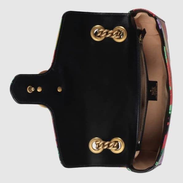 Gucci Ken Scott print GG Marmont small shoulder bag