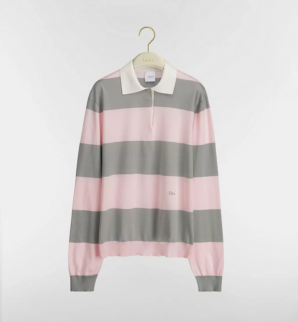 Dior Marinière Long-Sleeved Polo Shirt