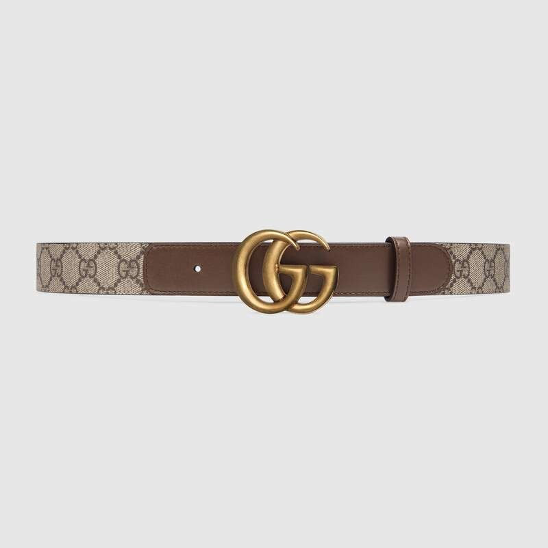 GG belt with Double G buckle