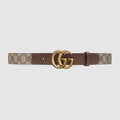 GG belt with Double G buckle