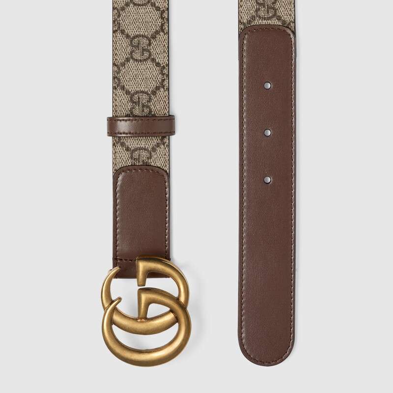 GG belt with Double G buckle